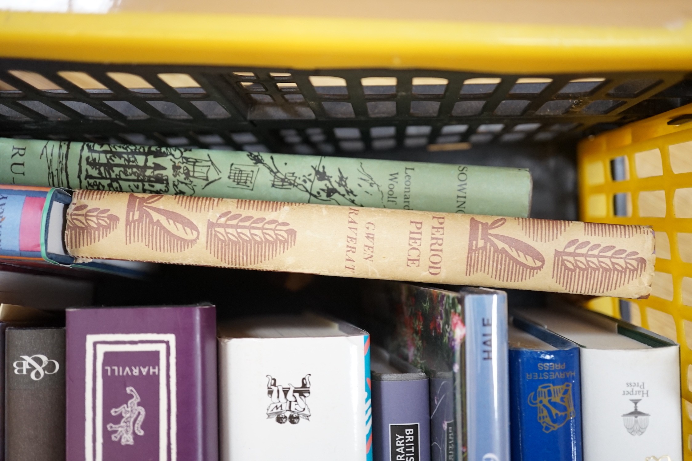 The Charleston Magazine 1-24, Chesterton Newsletter (bound) and books relating to Charleston & Bloomsbury, some signed